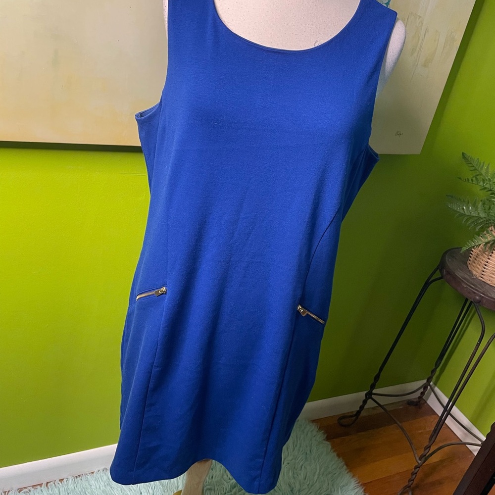 Royal blue dress